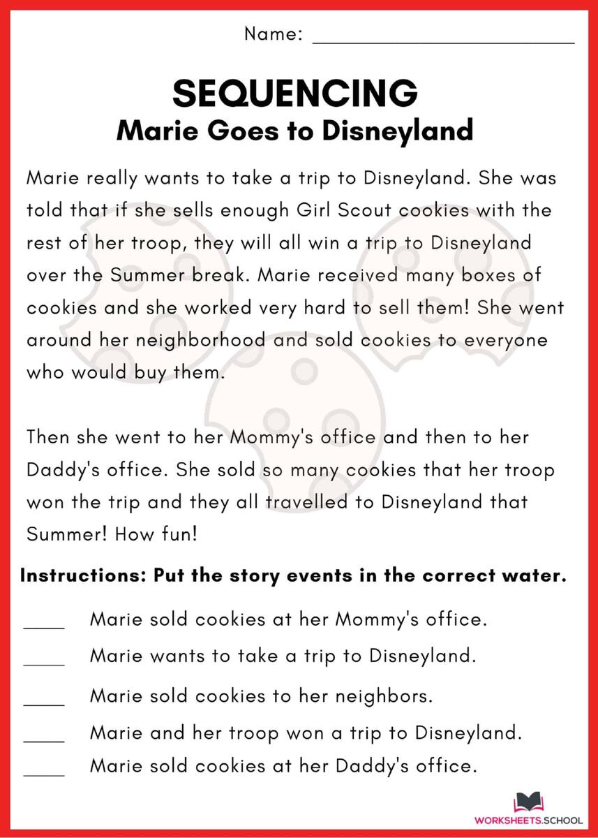 10 Printable Sequencing Worksheets Free EduWorksheets