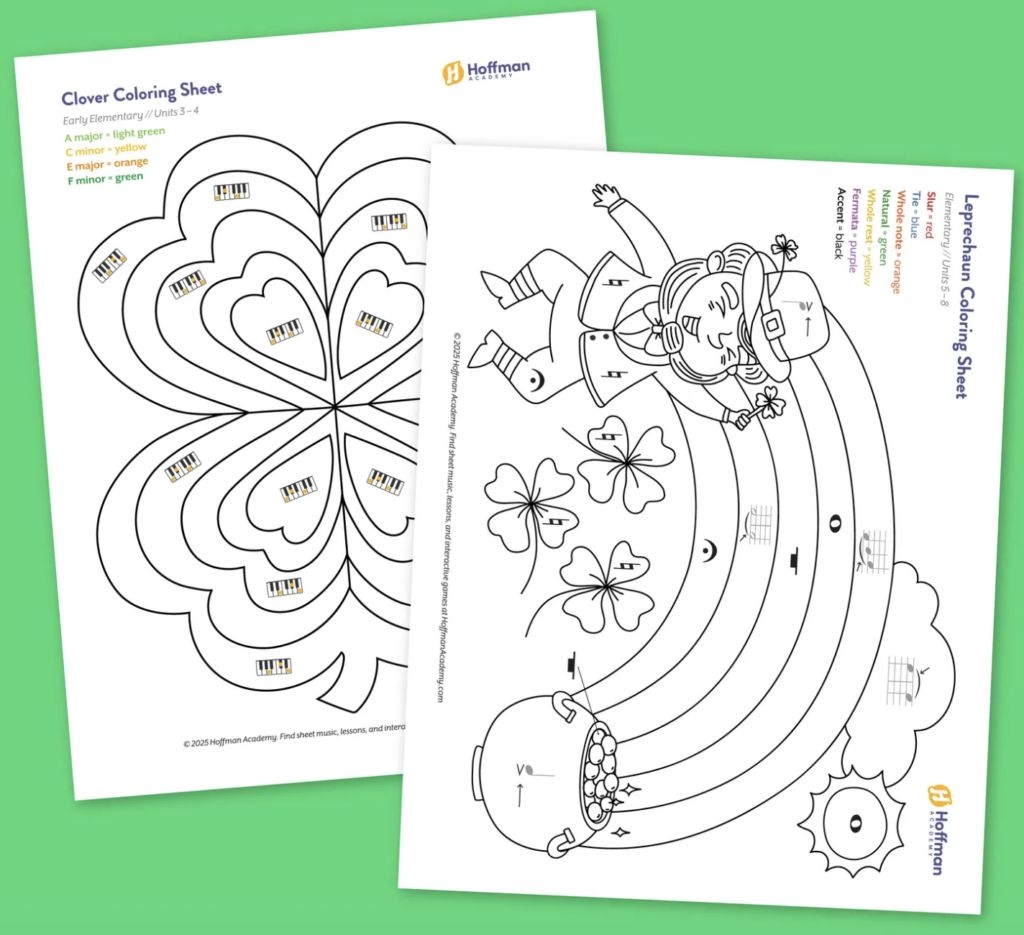 11 Music Coloring Sheets For Kids Printable PDFs Primer PRESTAFF Color My Piano Music Piano Lessons Tool DIGITAL Download PRINTABLE Coloring Sheet Etsy