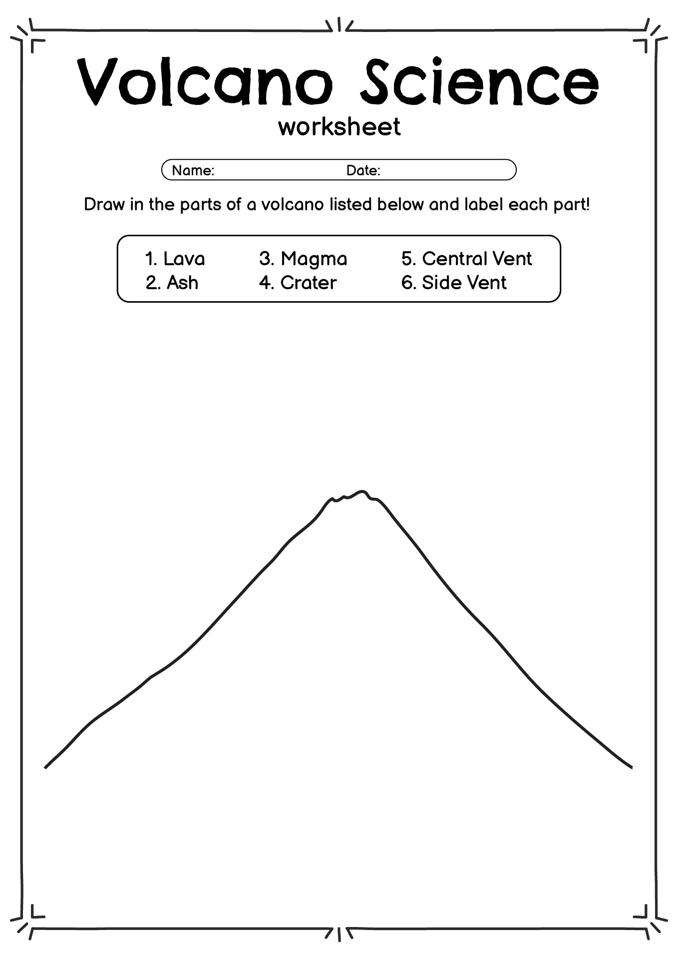 13 Volcano Worksheets 2nd Grade Free PDF At Worksheeto 13 Volcano Worksheets 2nd Grade Free PDF At Worksheeto