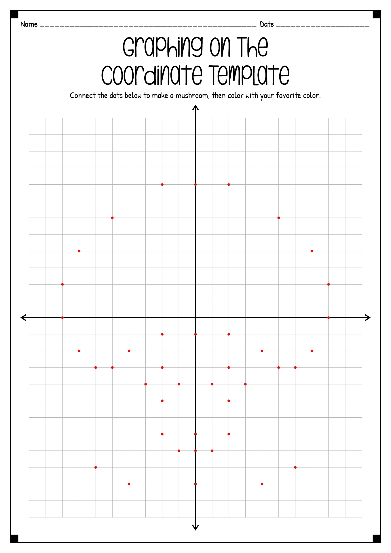 14 Coordinate Plane Connect Dots Worksheets Free PDF At Worksheeto