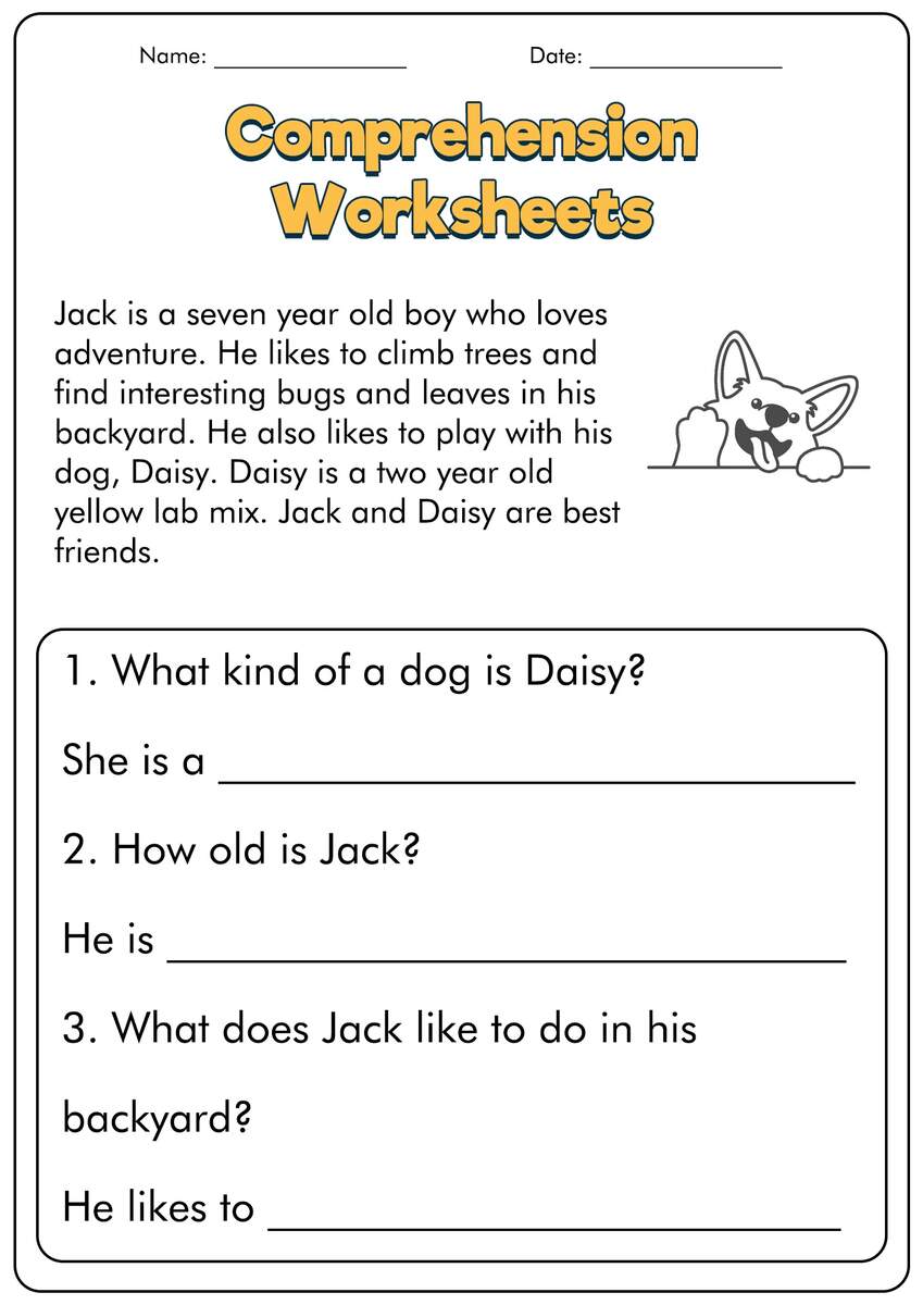15 First Grade Reading Comprehension Worksheets Free PDF At Worksheeto 9 First Grade Reading Comprehension Worksheets Free PDF At Worksheets Library