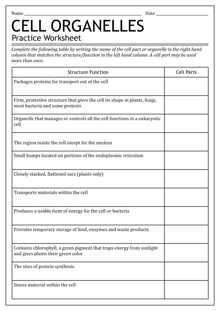 15 Label Cell Organelles Worksheet Worksheets Library 15 Label Cell Organelles Worksheet Worksheets Library