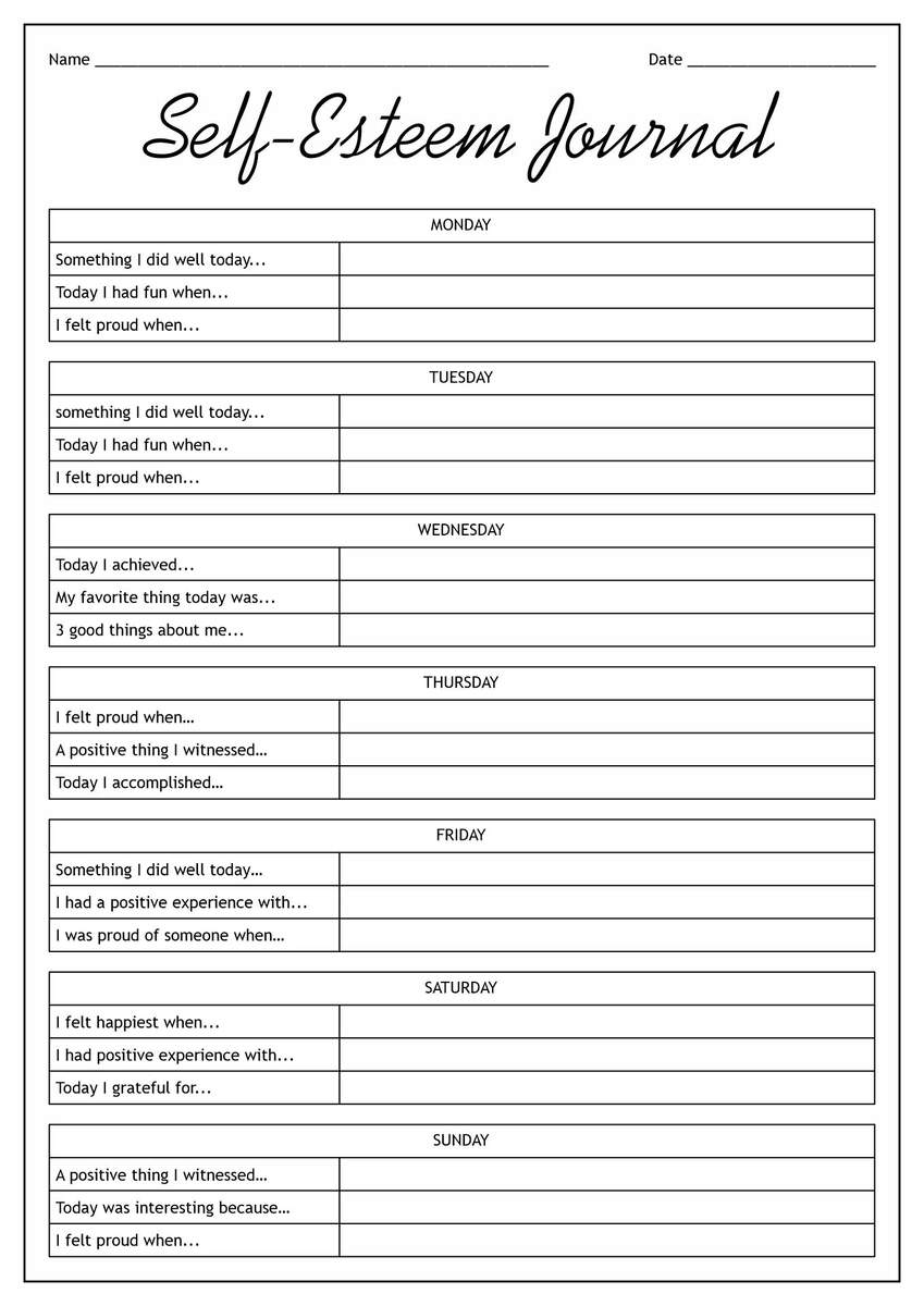 16 Positive Self Talk Worksheets Free PDF At Worksheeto