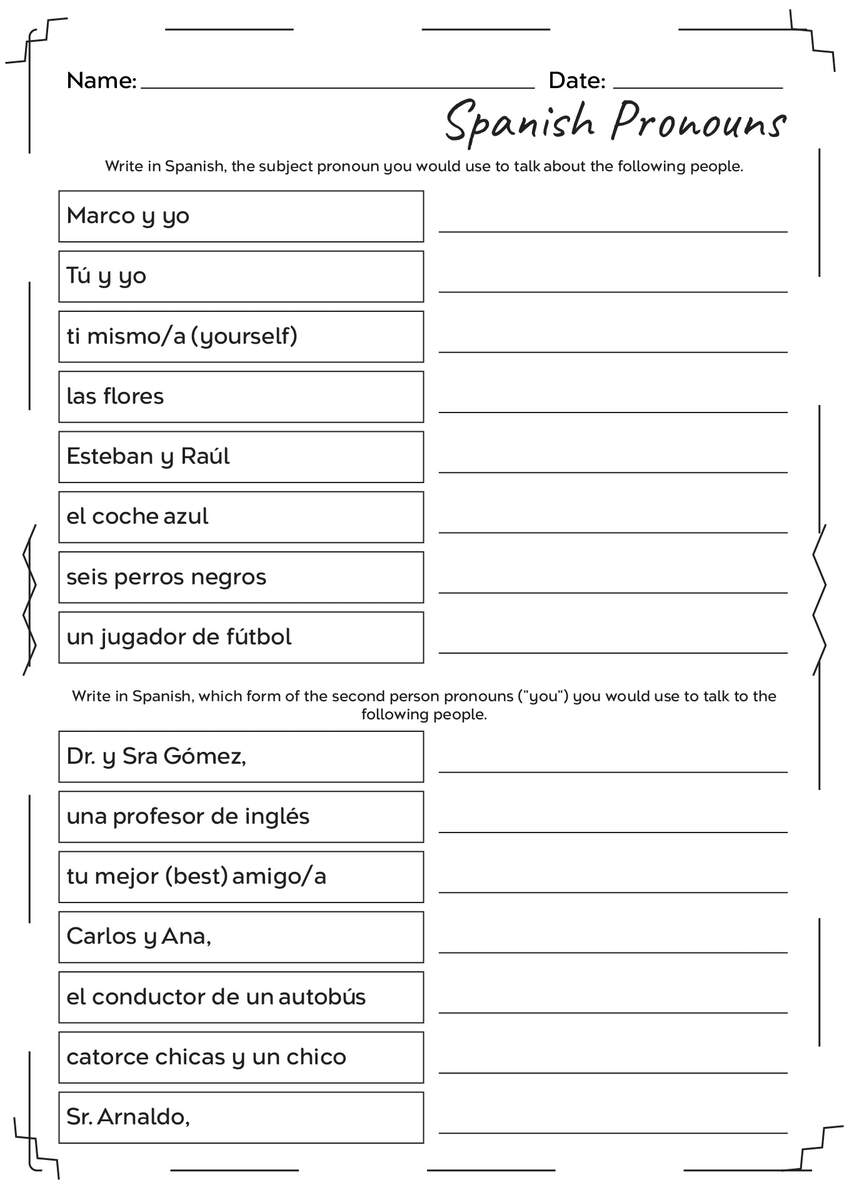 17 English And Spanish Worksheet Family Free PDF At Worksheeto 17 English And Spanish Worksheet Family Free PDF At Worksheeto