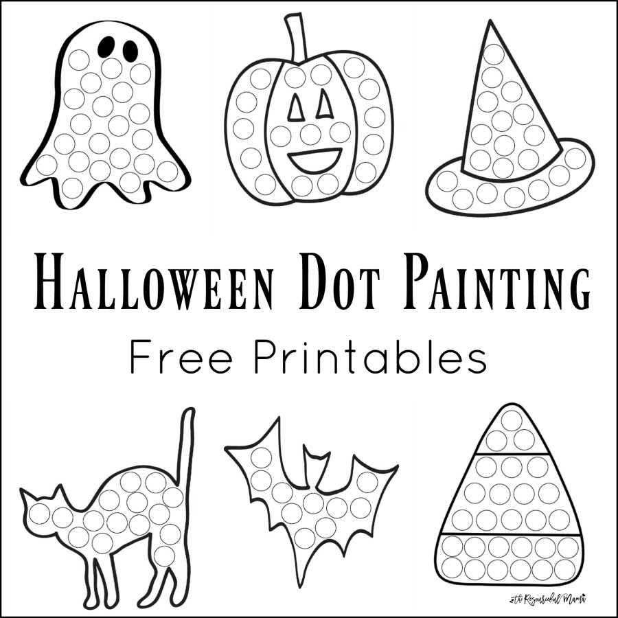 Free Preschool Halloween Coloring Worksheet