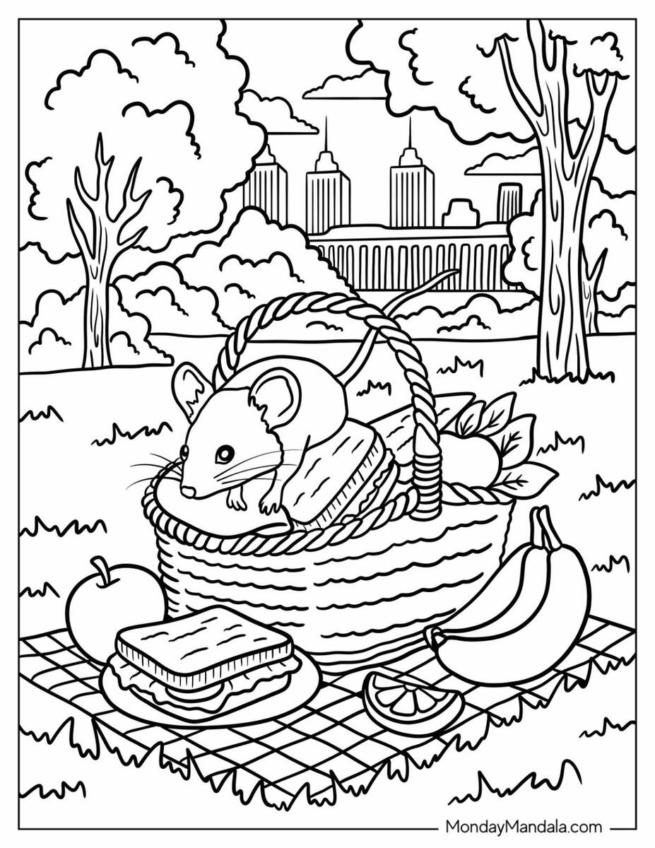 31 Mouse Coloring Pages Free PDF Printables
