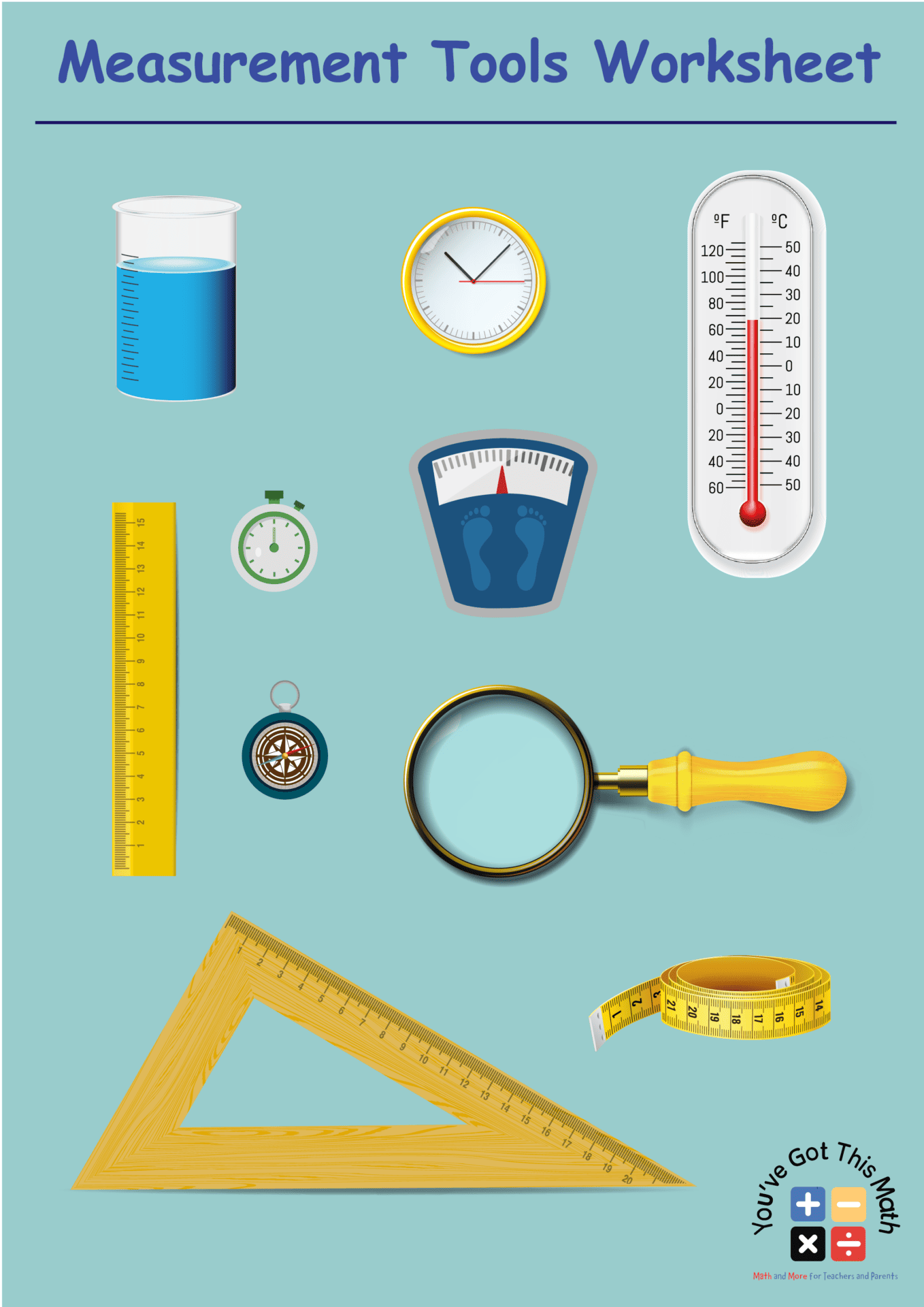 5 Measurement Tools Worksheet 20 Free Pages Measurement With Ruler Worksheet Maker Edu Games