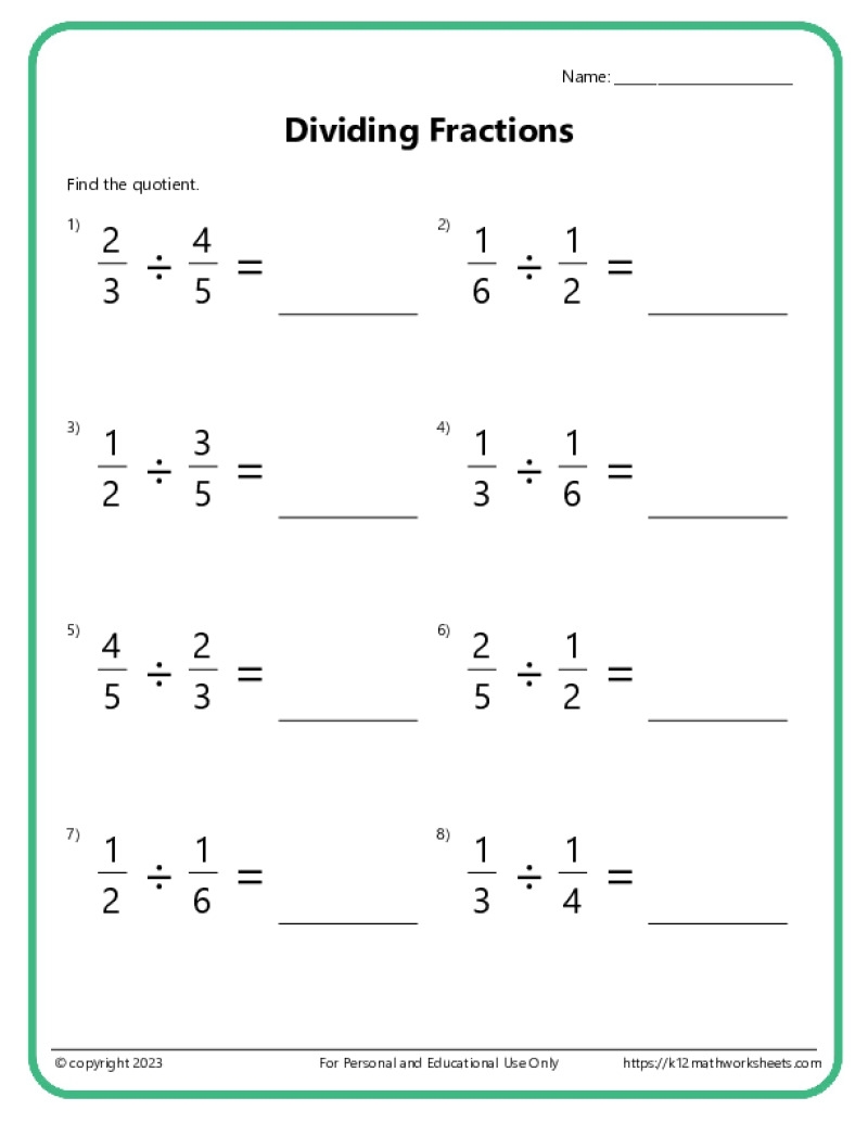 5th Grade Math Worksheets 5th Grade Math Worksheets