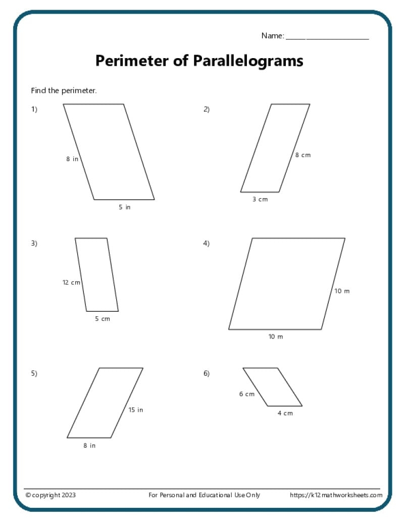 6th Grade Geometry Worksheets Year 6 Geometry Worksheets PDF Year 6 Geometry Worksheet