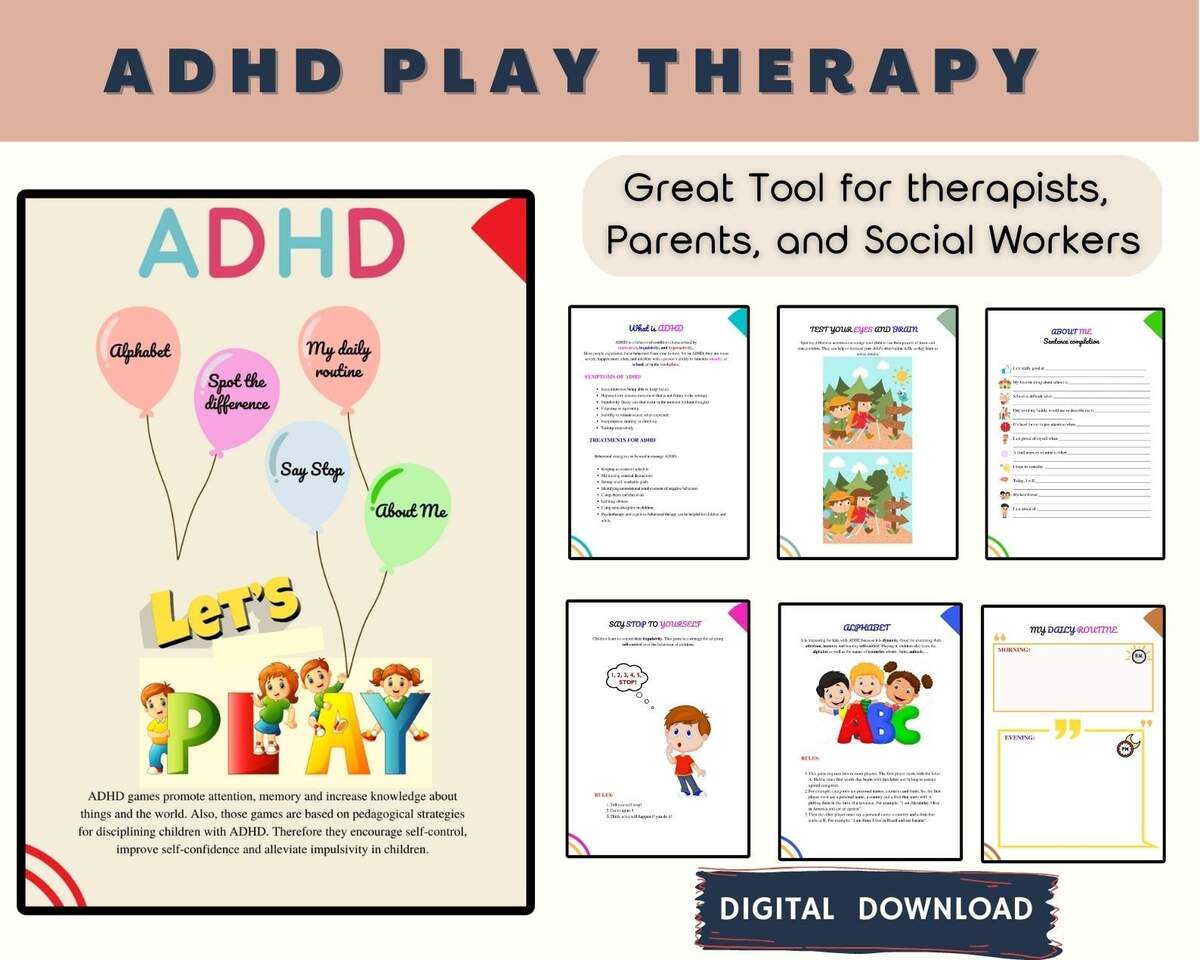 ADHD Kids Planner Emotional Regulation Future Guide Printable PDF Etsy