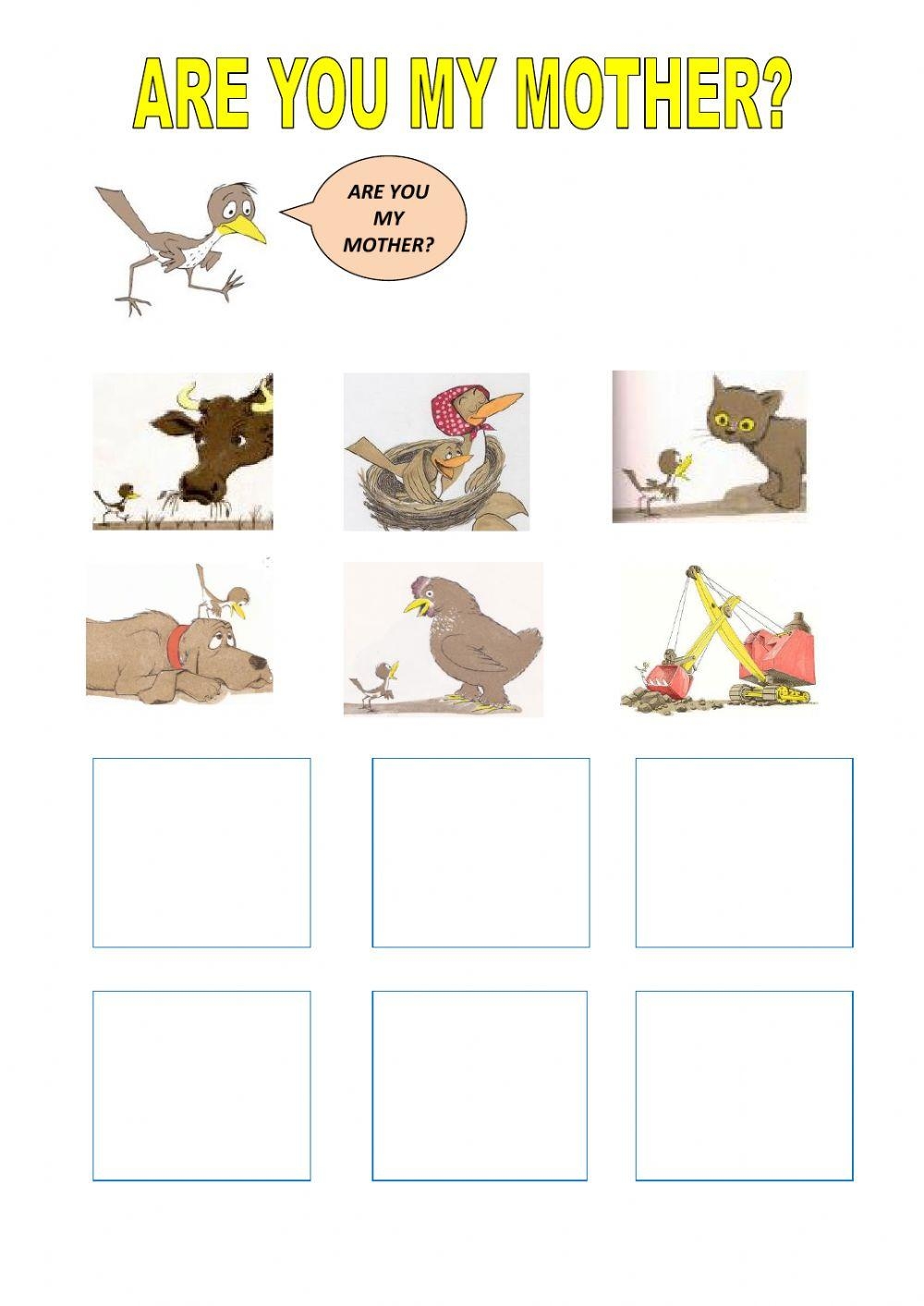 Are You My Mother Worksheets Library