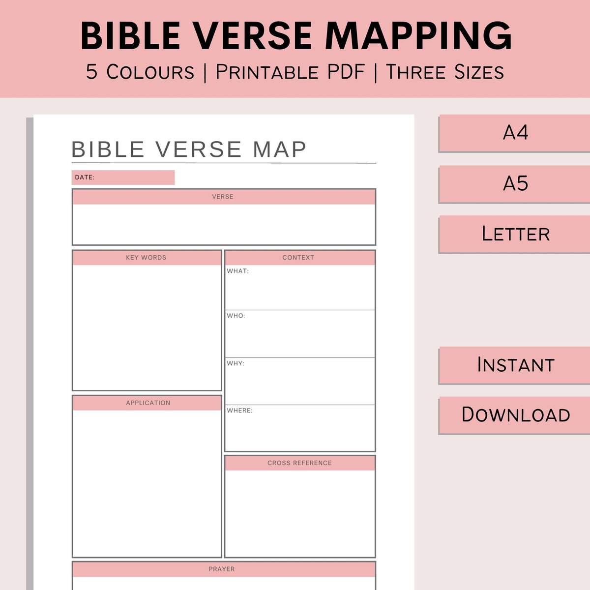 Bible Verse Mapping Bible Study Notes Faith Worksheet Printable Scripture Study Tools Bible Journaling PDF A4 A5 Letter Etsy Bible Verse Mapping Bible Study Notes Faith Worksheet Printable Scripture Study Tools Bible Journaling PDF A4 A5 Letter Etsy