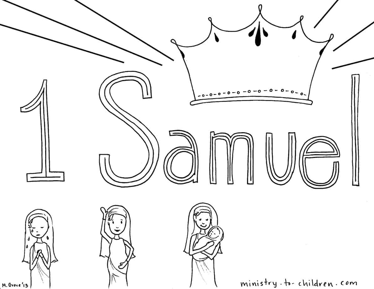 Book Of 1 Samuel Bible Coloring Page Book Of 1 Samuel Bible Coloring Page
