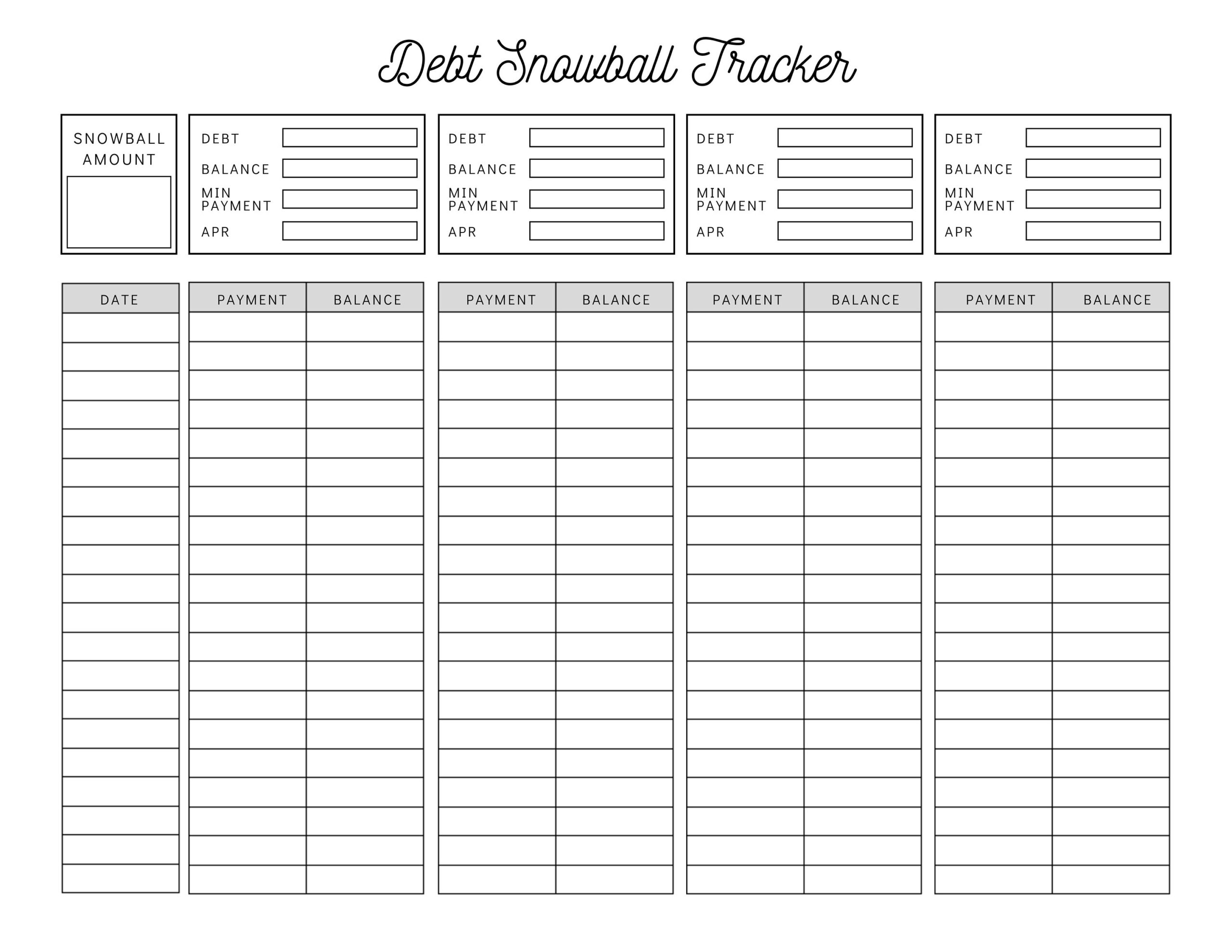 Buy Debt Snowball Tracker Printable Debt Payment Worksheet Debt Payoff Progress Log Debt Free Goal Chart Instant Download Online In India Etsy