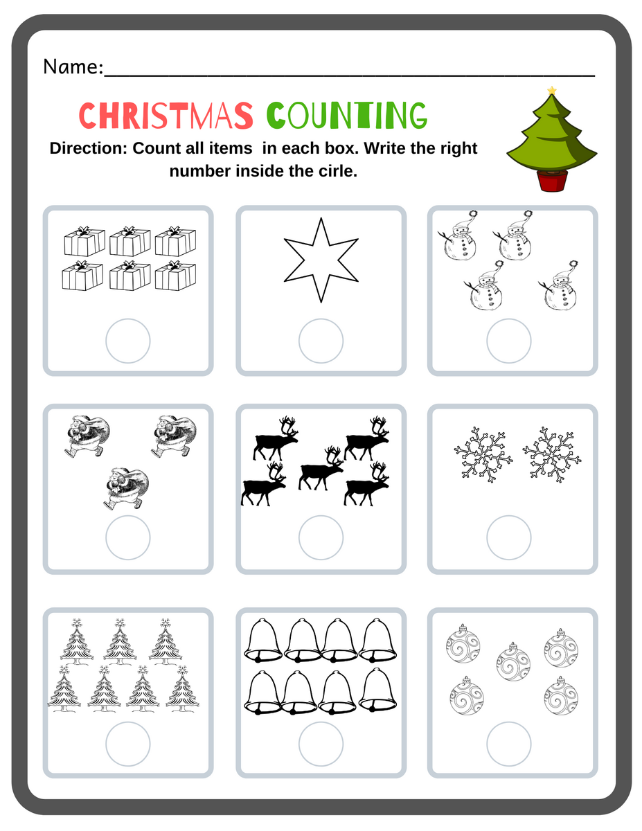 Christmas Preschool Math Activity Made By Teachers Christmas Spot The Difference Worksheet Free Printable Digital PDF