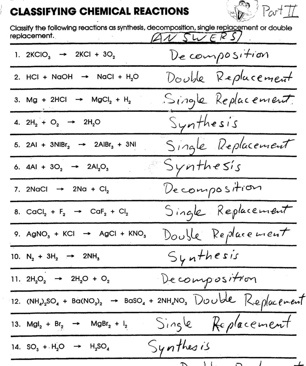 Classifying Chemical Equations Worksheets Chemistry Worksheets Worksheets Library Classifying Chemical Equations Worksheets Chemistry Worksheets Worksheets Library