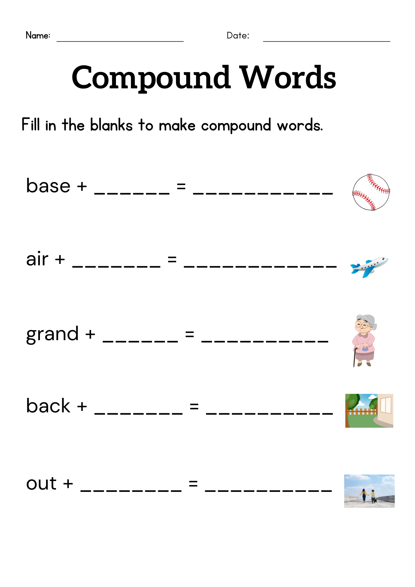 Compound Words Worksheet For Grade 1 Or 2 Compound Words Activity Sheets Made By Teachers Compound Words Worksheet For Grade 1 Or 2 Compound Words Activity Sheets Made By Teachers