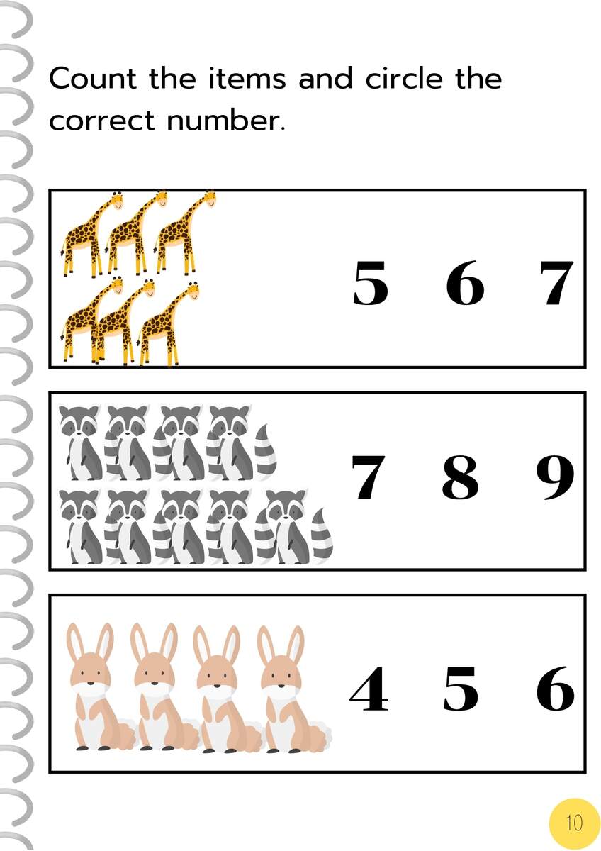 Counting Free Kinder 33 1st Grade Math Worksheets 33 Pages Of Fun Practice Teaching