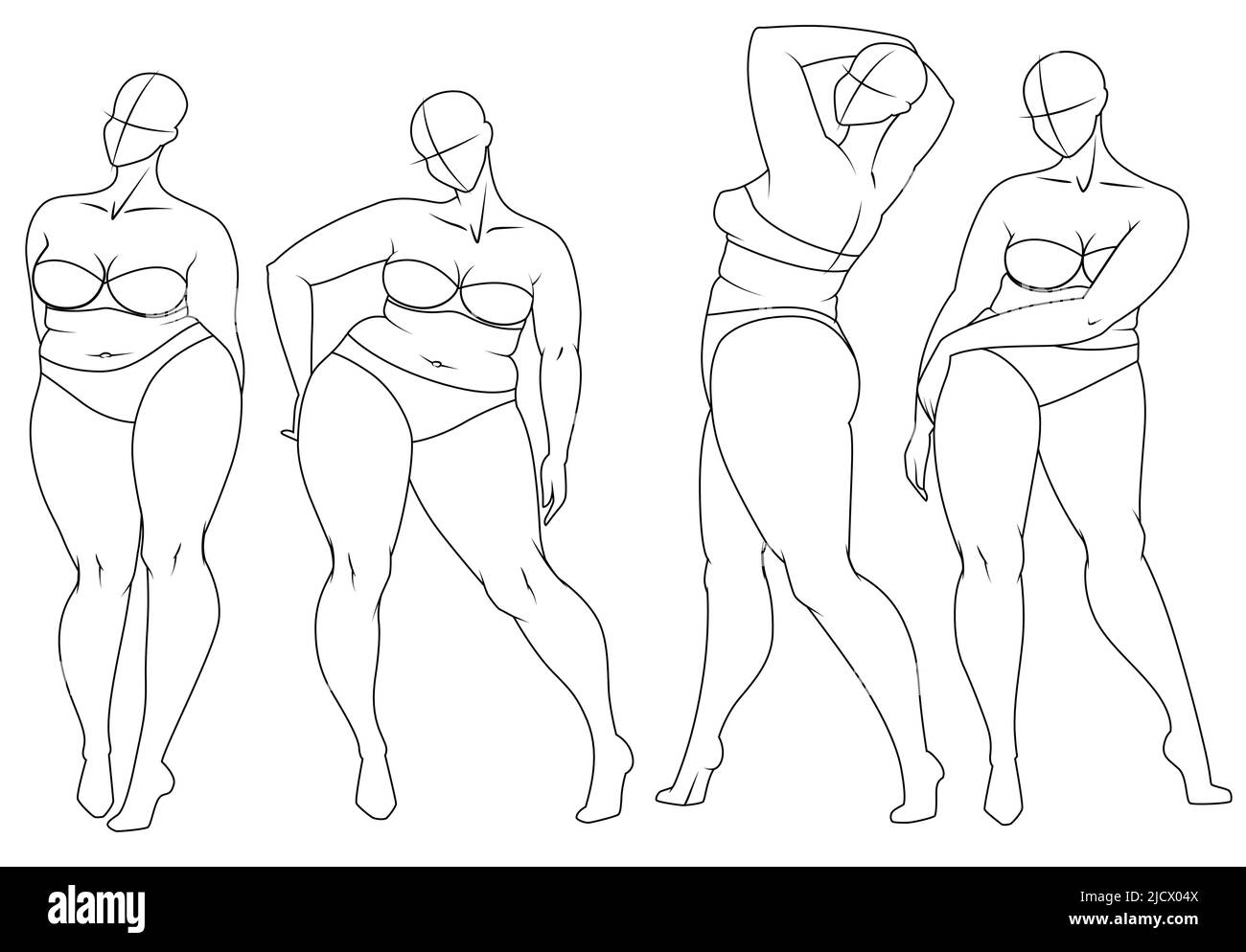 Croquis For Fashion Design Free Printable Fashion Croquis Templates