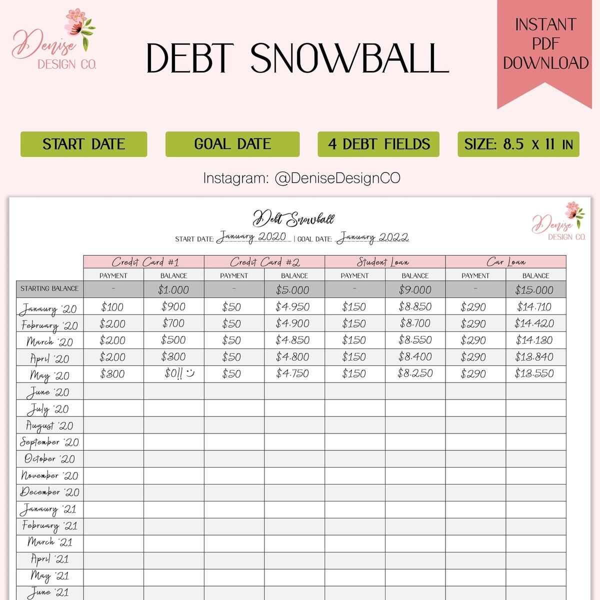 Debt Snowball Printable Sheet Dave Ramsey Inspired Debt Snowball Sheet With Payments Balance Overview Etsy Canada Debt Snowball Printable Sheet Dave Ramsey Inspired Debt Snowball Sheet With Payments Balance Overview Etsy Canada