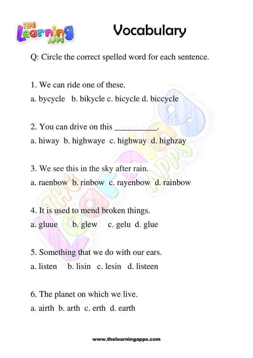 Download Printable Vocabulary Grade 3 Worksheets Download Printable Vocabulary Grade 3 Worksheets