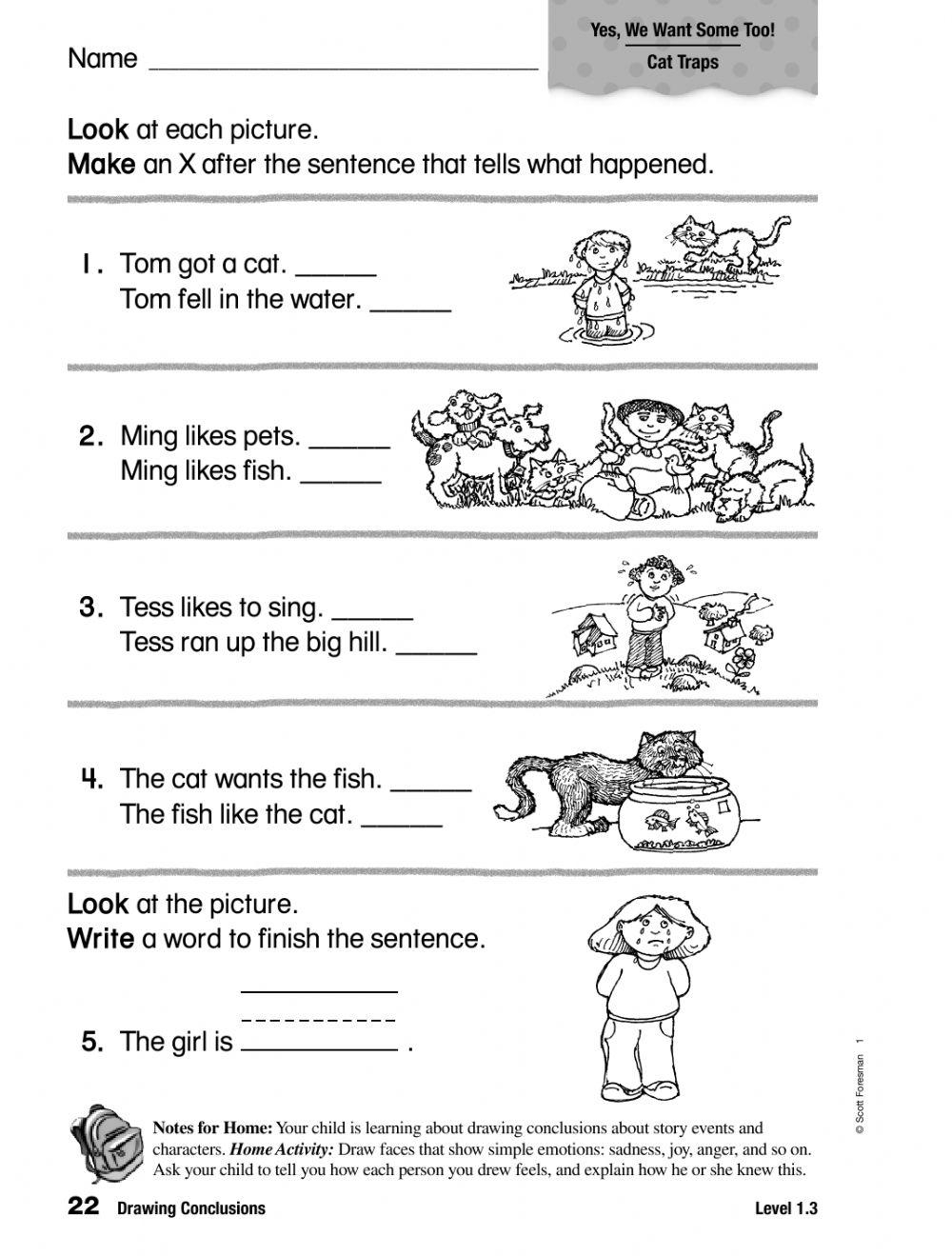 Drawing Conclusions Interactive Worksheet Worksheets Library Drawing Conclusions Examples With Answers Writing Conclusion Worksheet Made By Teachers