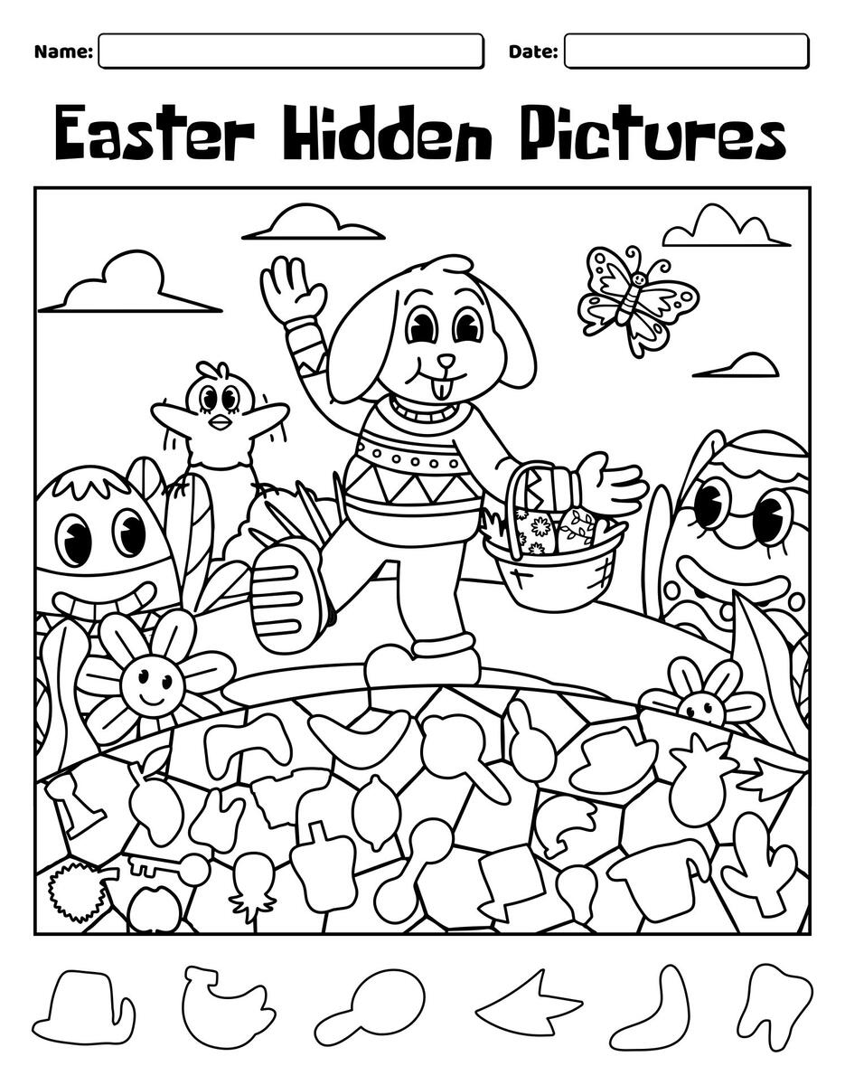 Easter Hidden Pictures 11 Free PDF Printables Printablee Easter Hidden Pictures 11 Free PDF Printables Printablee