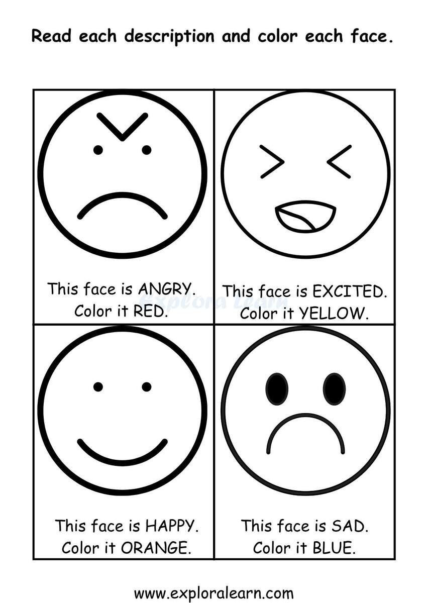 Printable Preschool Feelings And Emotions Worksheets For Preschoolers Made By Teachers