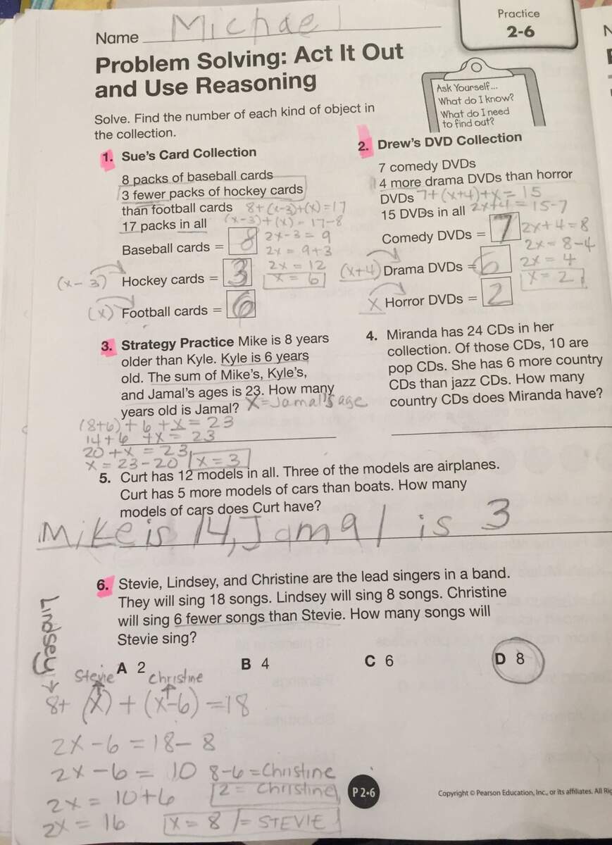 Envision Math Grade 4 Topic 2 6 Problem Solving Act It Out And Worksheets Library Envision Math Grade 4 Topic 2 1 Quick Check Envision Math Worksheets Library