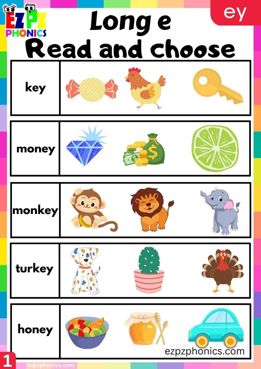 EY Words Read And Choose Long E Phonics Worksheet Ezpzphonics EY Words Read And Choose Long E Phonics Worksheet Ezpzphonics