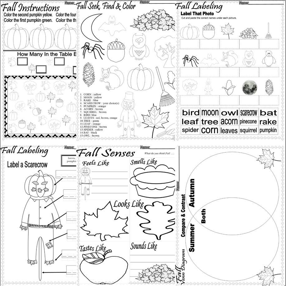 Fall NO PREP Worksheets Autumn Activities ELA Writing Vocabulary Literacy Math FUN Classful Fall NO PREP Worksheets Autumn Activities ELA Writing Vocabulary Literacy Math FUN Classful