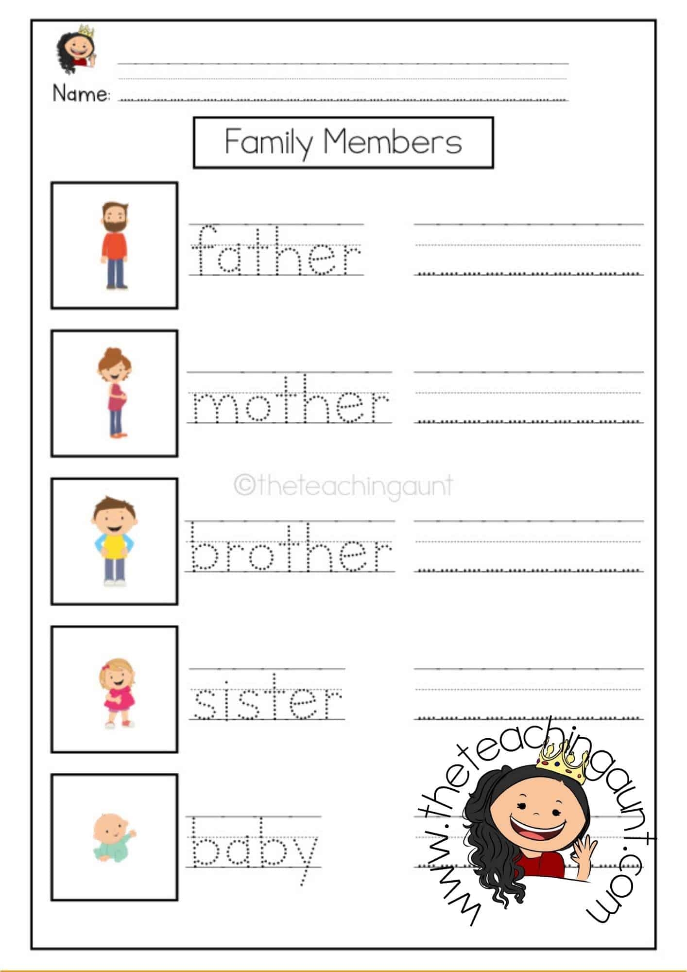 All About Me Printable Preschool Worksheet Free PDF MindyMakes