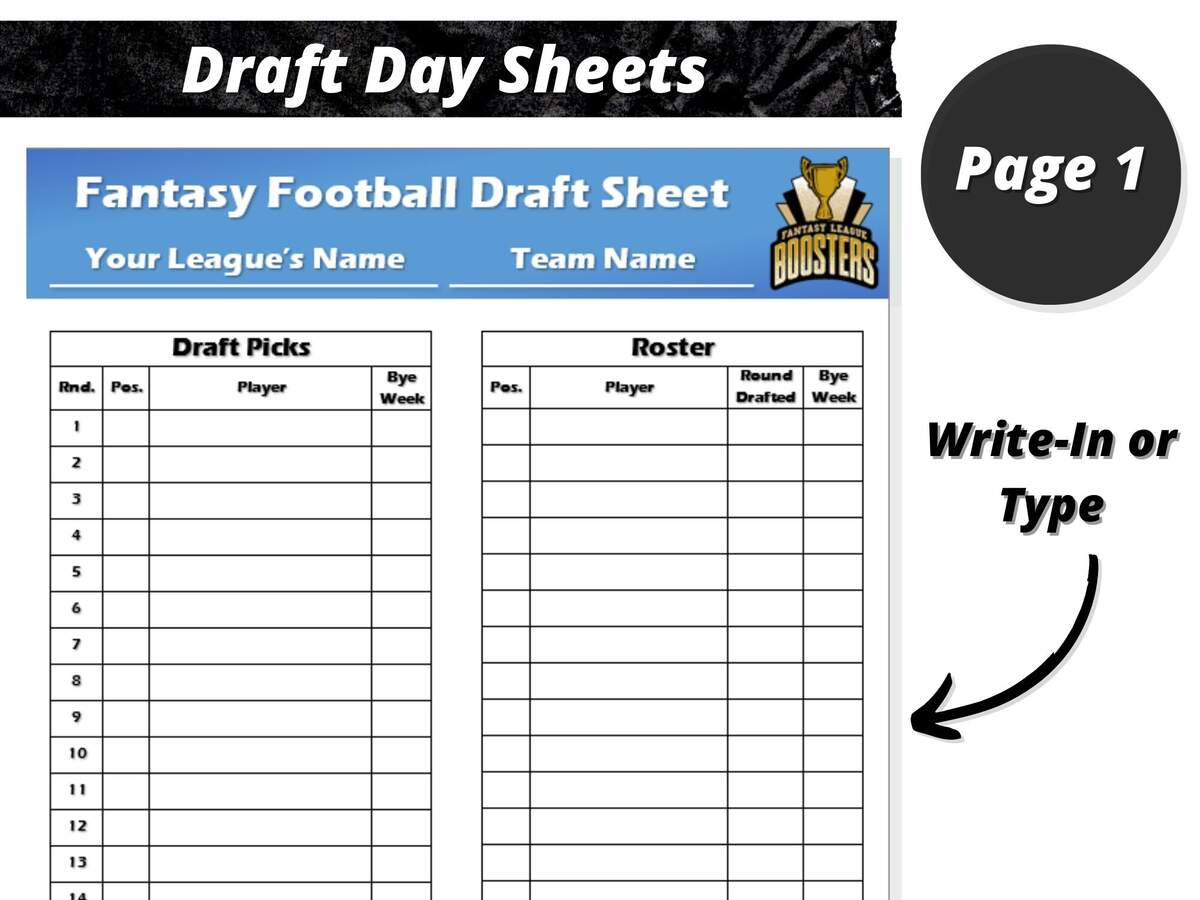 Fantasy Football Draft Sheets 2025 Season Microsoft Word Instant Download Etsy Fantasy Football Draft Sheets 2025 Season Microsoft Word Instant Download Etsy