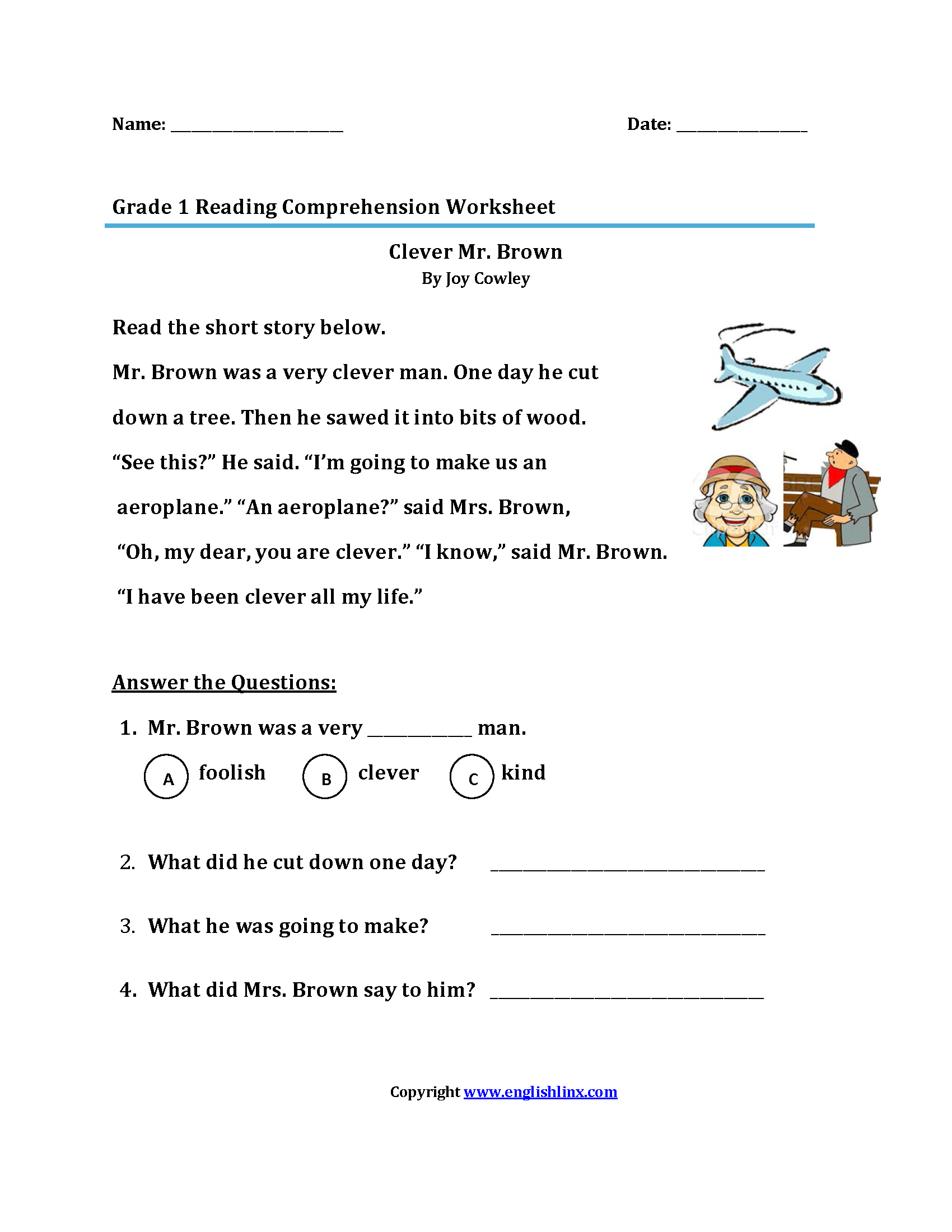 First Grade Reading Worksheets Improve Fluency Vocabulary First Grade Reading Worksheets Improve Fluency Vocabulary