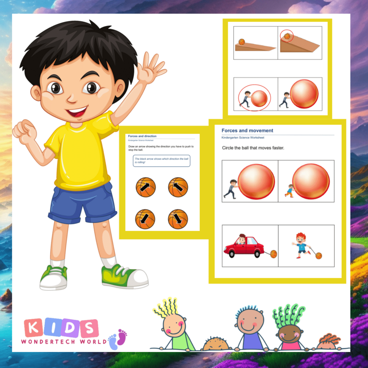 Force And Motion Worksheets Create With Storyboard That