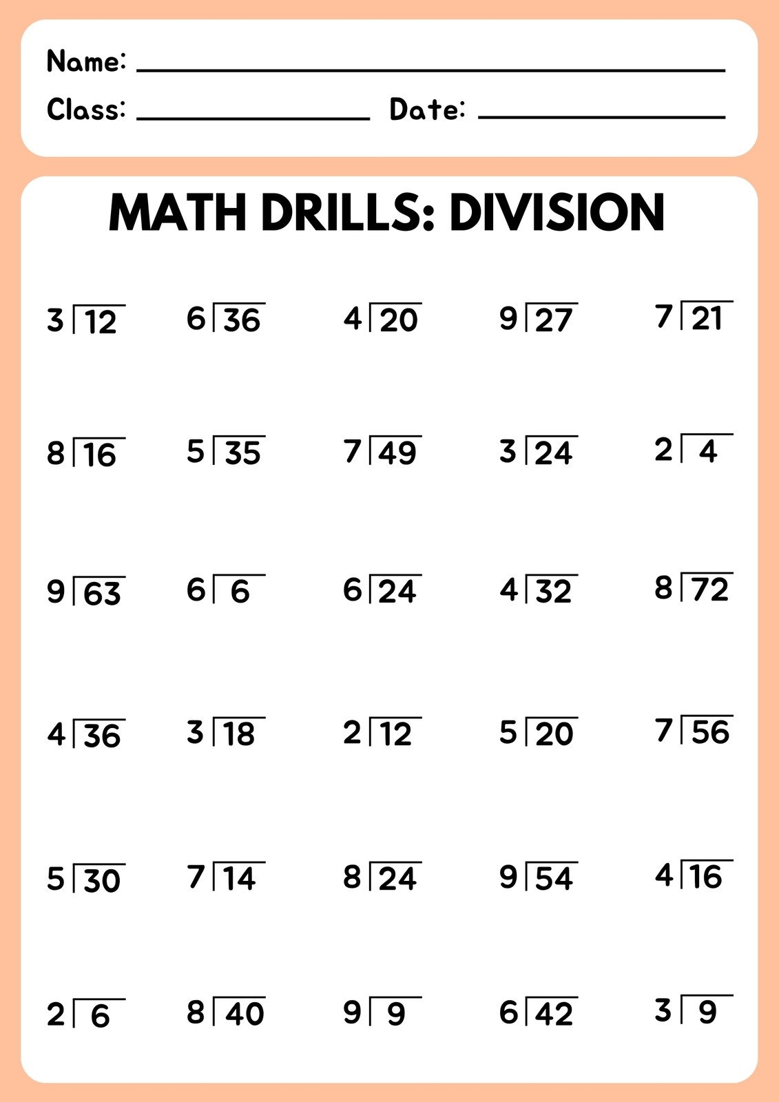Free And Customizable Division Templates Canva Free And Customizable Division Templates Canva