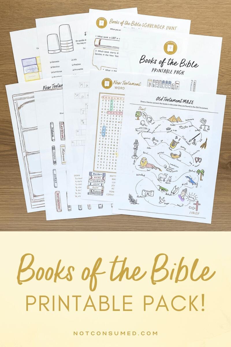 FREE Books Of The Bible Printable 7 Ways To Make Memorizing Fun Books Of The Bible Superstar Worksheets