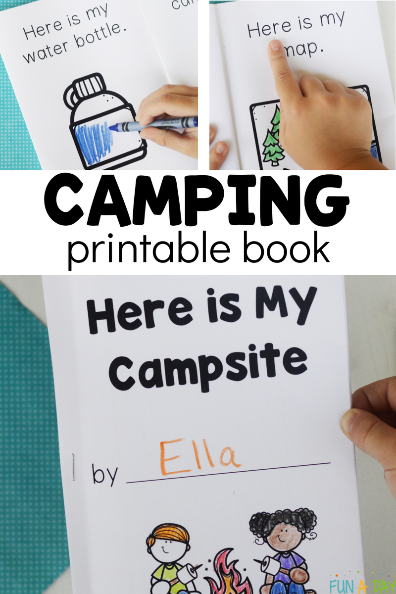 Free Camping Printable Book For Kids Fun A Day Free Camping Printable Book For Kids Fun A Day