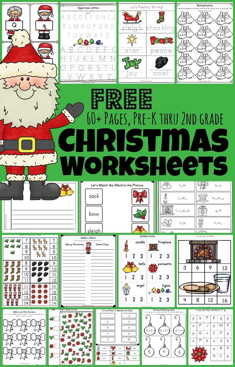 FREE Christmas Worksheets Christmas Literacy Activities No Prep Language Arts Worksheets
