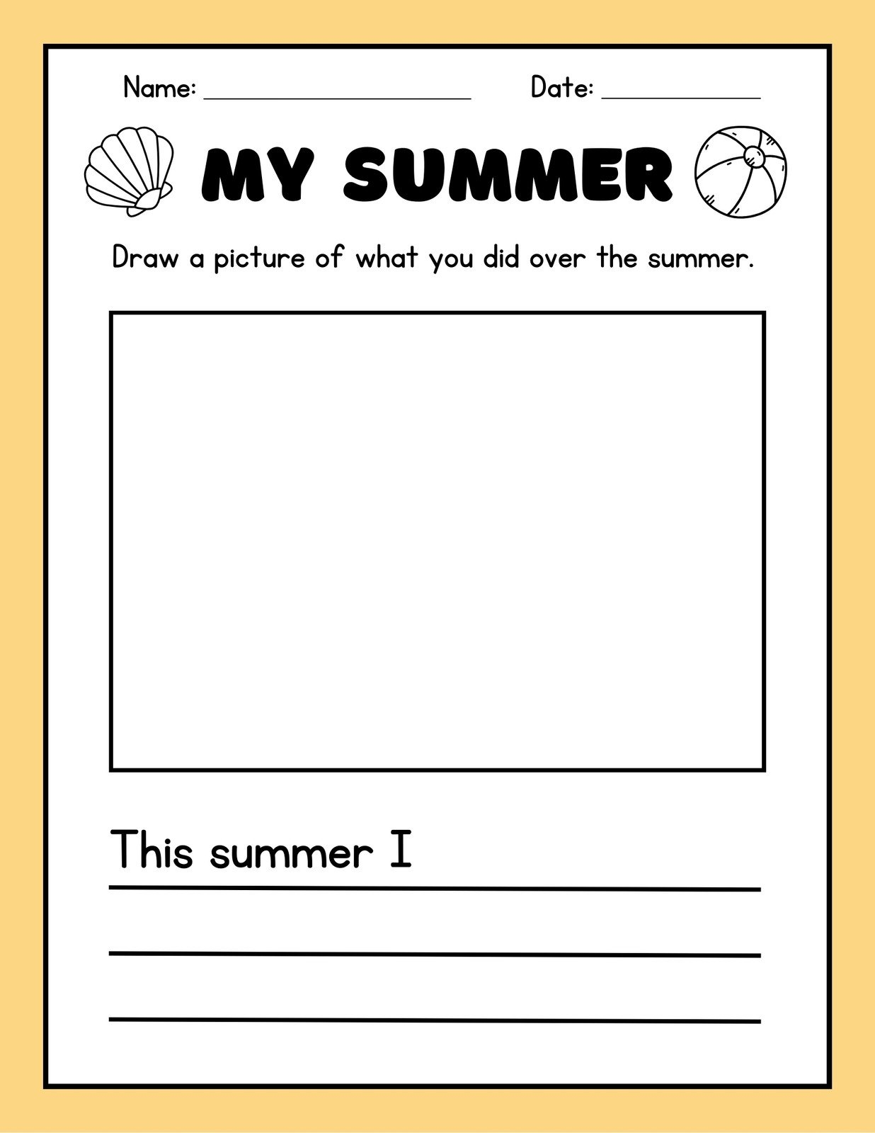 FREE Free Printable Kindergarten Picture Writing Prompts For Kids