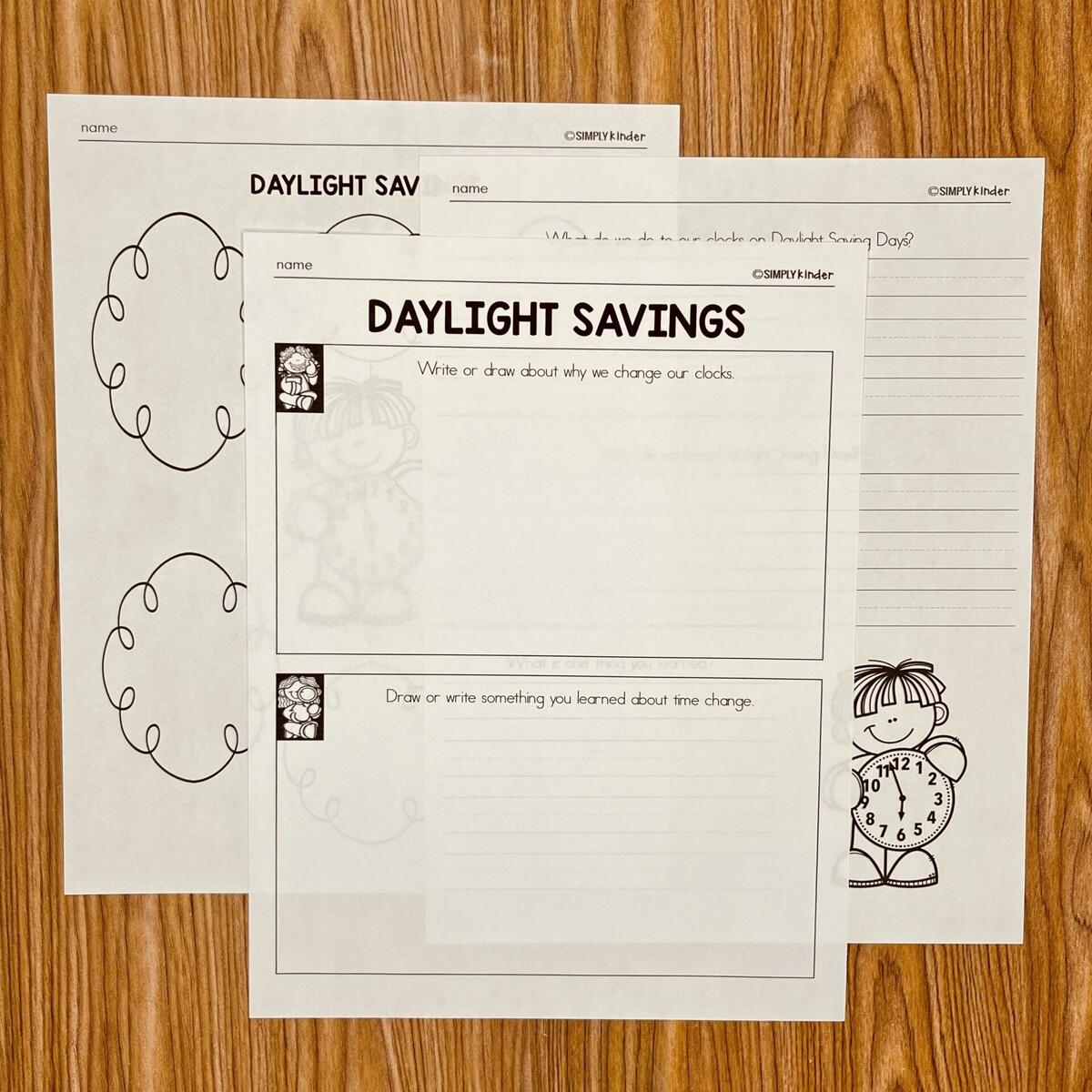 Free Daylight Saving Time Book Easy Reader Simply Kinder Free Daylight Saving Time Book Easy Reader Simply Kinder