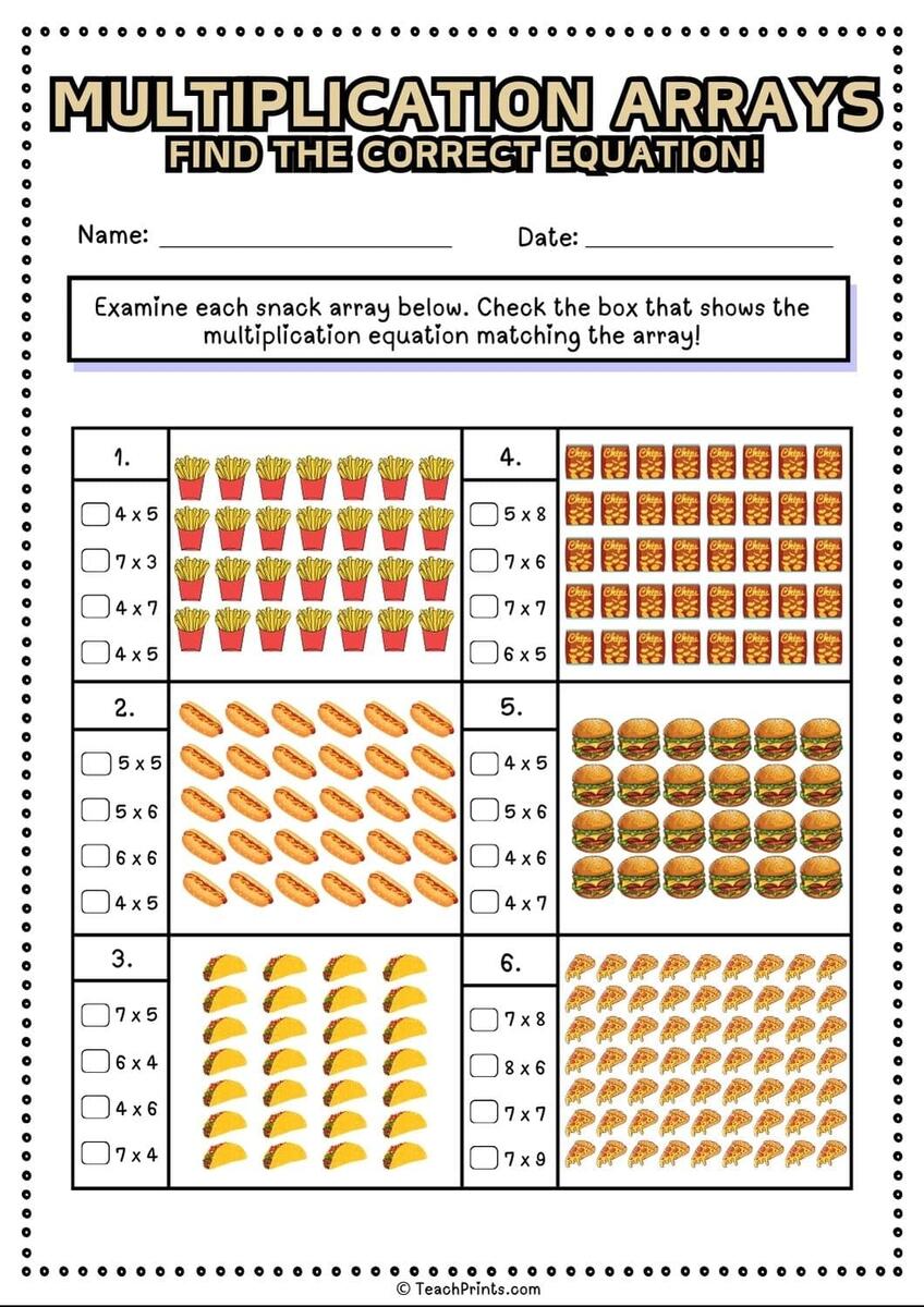 Beginning Multiplication Worksheets