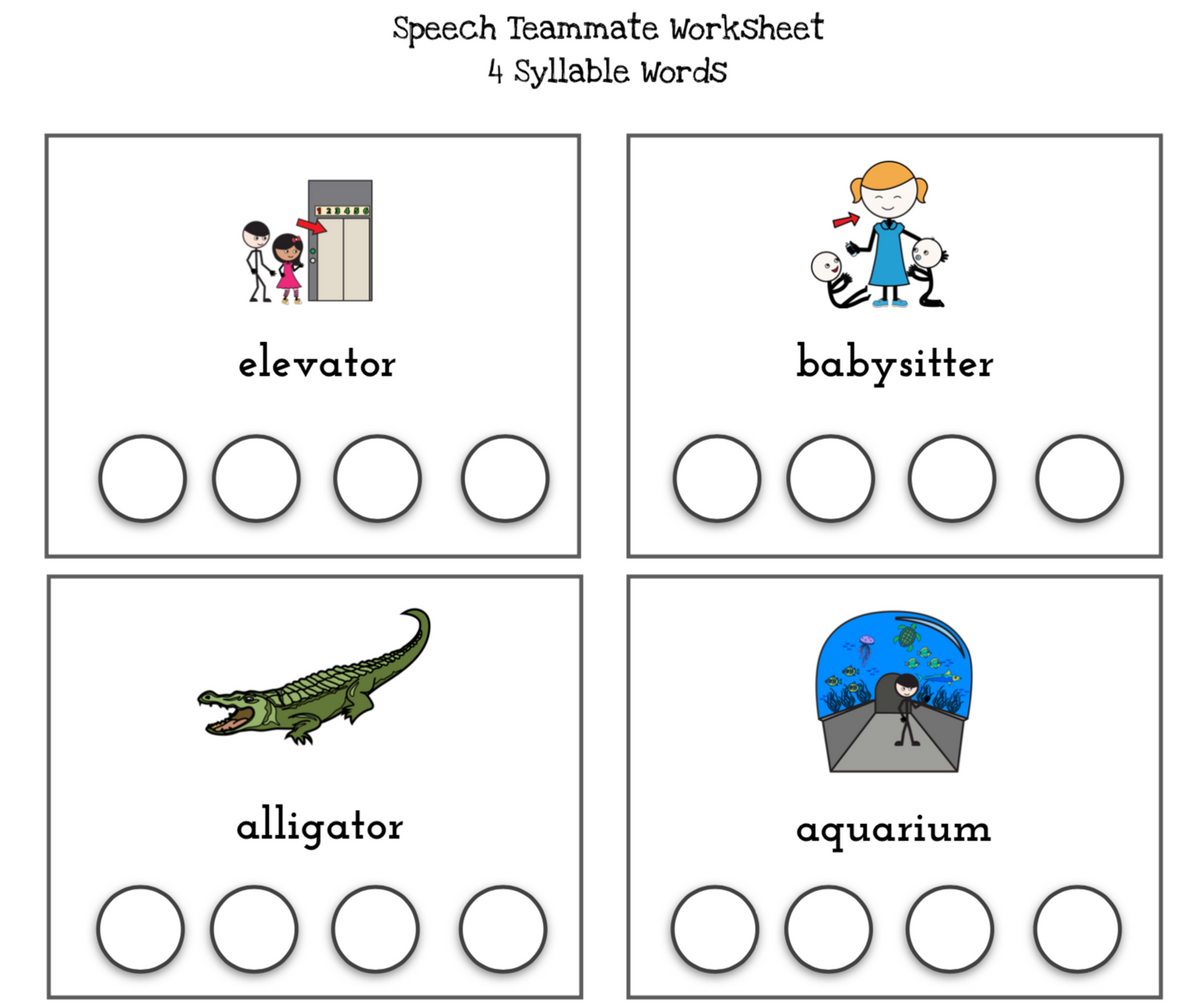 Free Multisyllable Worksheets Worksheets Library