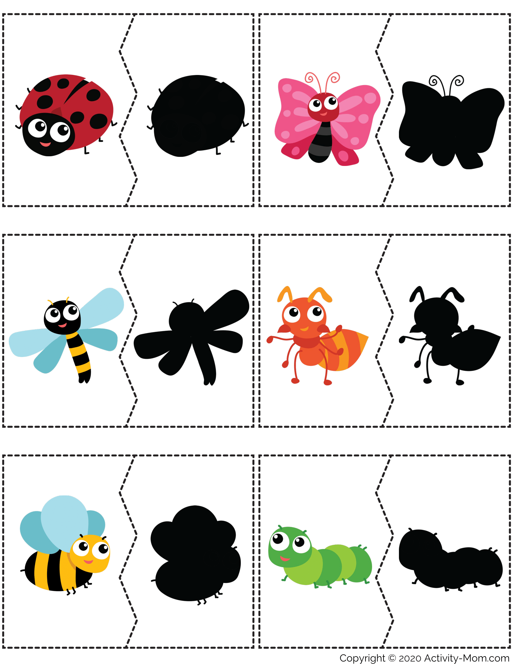 Free Preschool Insect Theme Printables And Activities The Activity Mom Bug Dot Marker Pages Two Pink Peonies