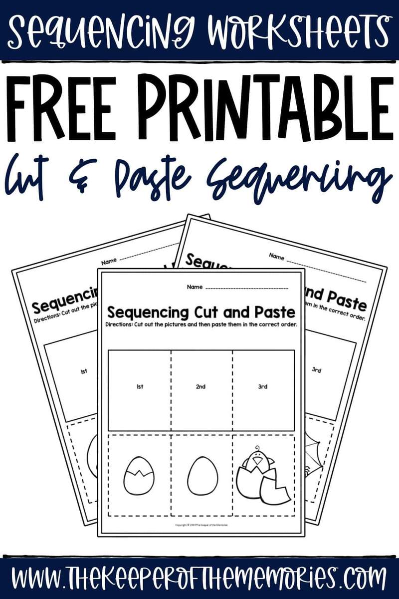 Free Printable Cut And Paste Story Sequencing Worksheets Free Printable 6 Scene Sequencing Cards