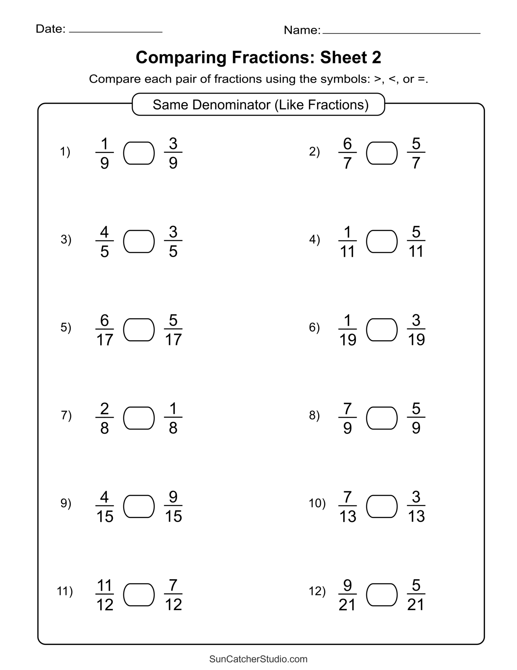 Free Printable Fractions Worksheets Comparing Identifying Free Printables Lettering SVG Files Tools Apps Free Printable Fractions Worksheets Comparing Identifying Free Printables Lettering SVG Files Tools Apps