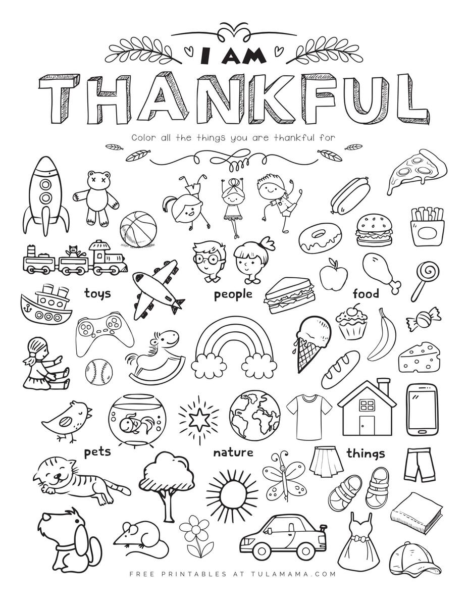 Free Printable I Am Thankful For Worksheet Tulamama Free Printable I Am Thankful For Worksheet Tulamama