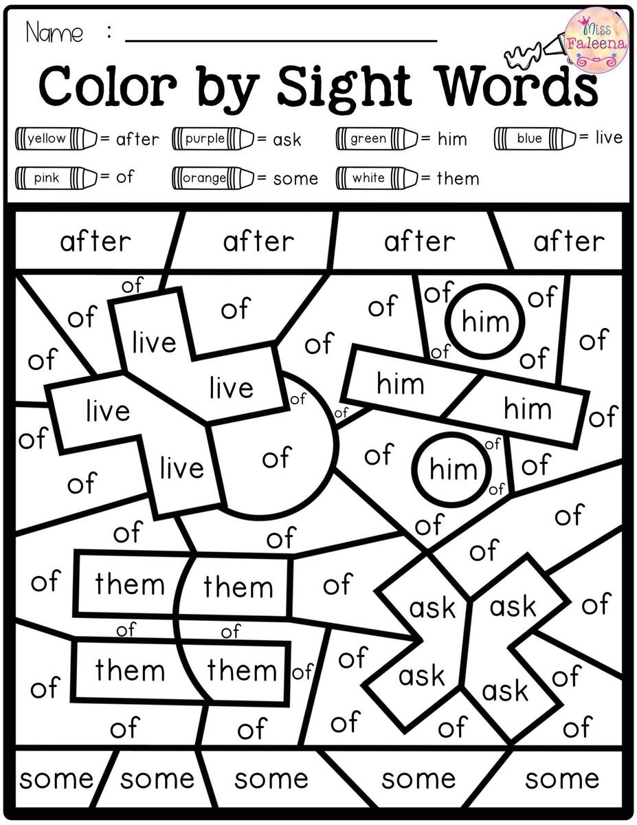 Free Printable Kindergarten Sight Words Worksheets Deborahusrolara1971 S Ownd Free Printable Kindergarten Sight Words Worksheets Deborahusrolara1971 S Ownd