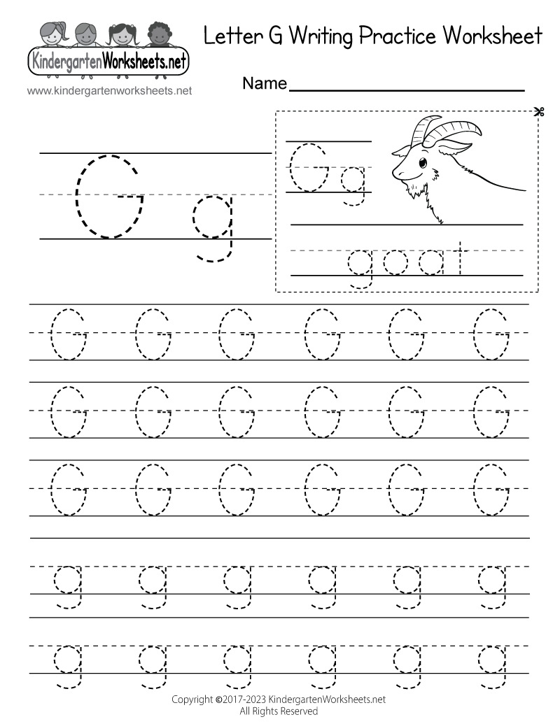 Letter G Worksheets 55 Free PDF Printables Daydream Into Reality