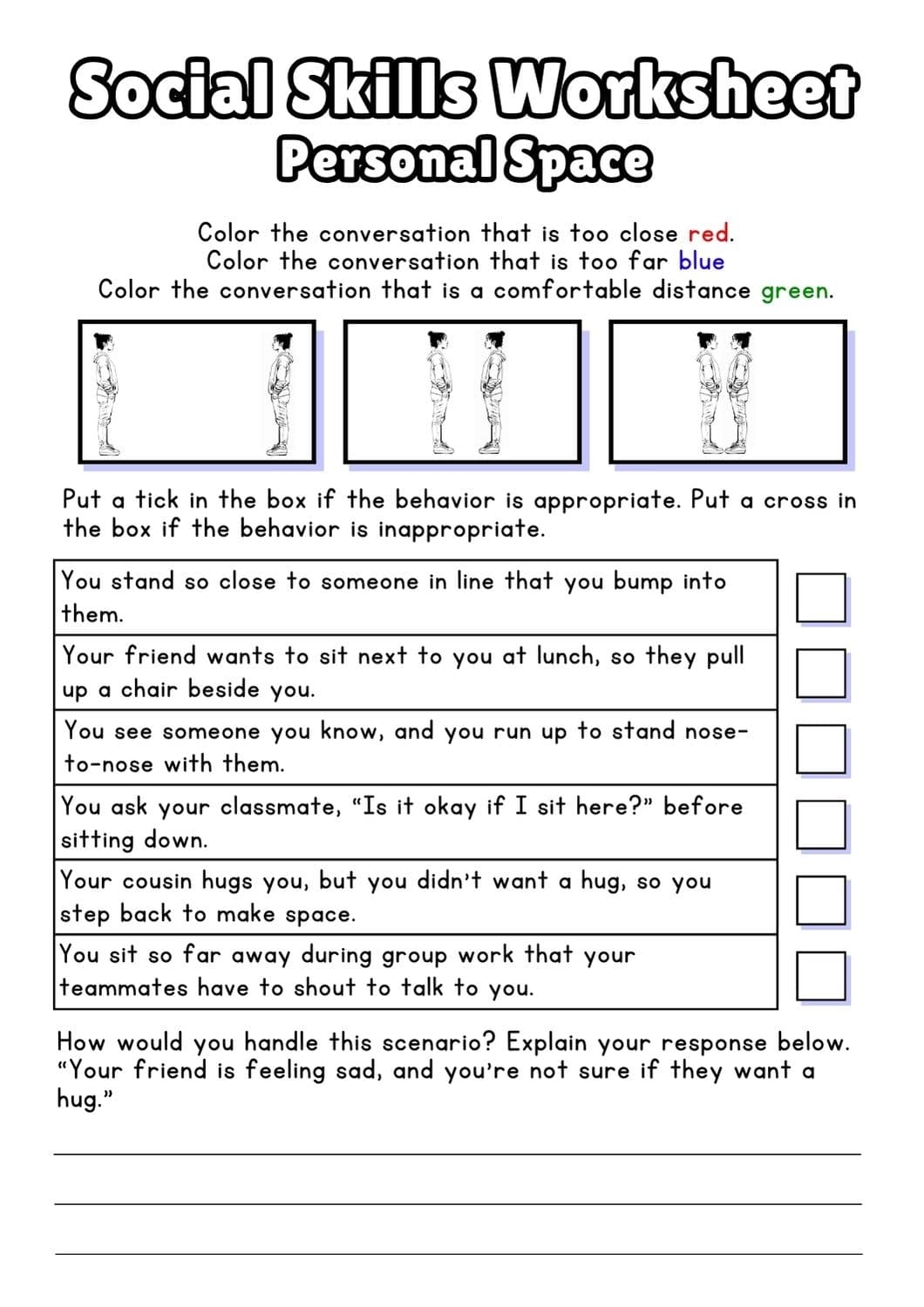 Free Printable Setting Boundaries Worksheet Printable Party Favors